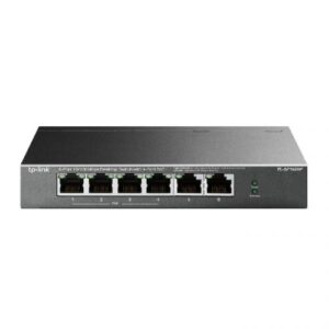 TP-Link TL-SF1006P 6-портовый 10/100 Мбит/с настольный коммутатор с 4 портами PoE+