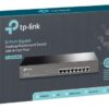 tp-link tl-sg1008mp 8-портовый настольный/монтируемый в стойку гигабитный коммутатор с 8 портами poe+