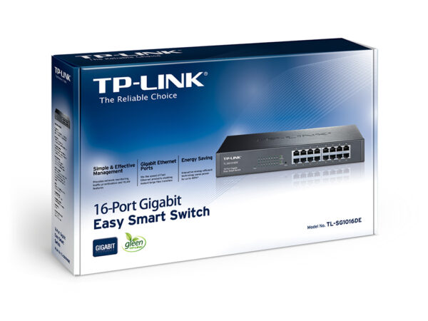 коммутатор управляемый tp-link tl-sg1016de