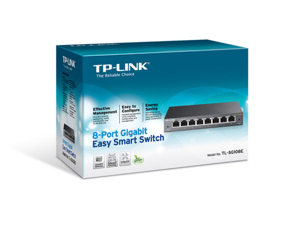 коммутатор управляемый tp-link tl-sg108e