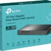 tp-link tl-sg1210mpe easy smart 10-портовый гигабитный коммутатор с 8 портами poe+