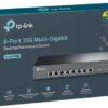 tp-link tl-sx1008 8-портовый настольный/монтируемый в стойку коммутатор 10 гбит/с