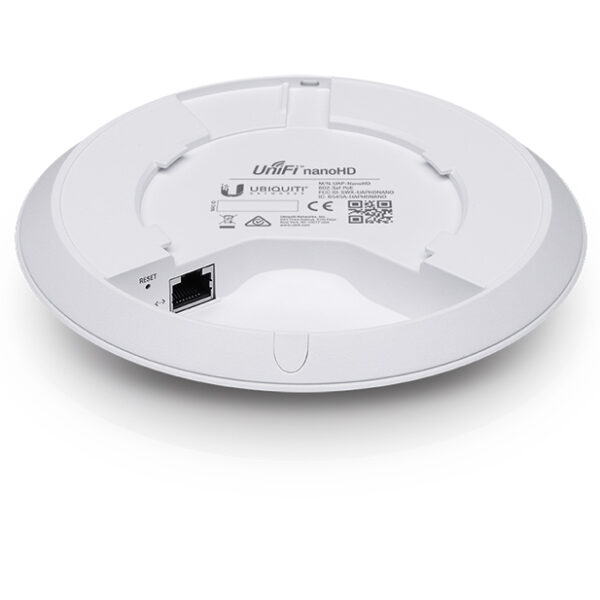 ubiquiti uap-nanohd точка доступа 2.4+5 ггц, ac wave2, 4х4 mu-mimo, 802.3af, 1х 1g ethernet