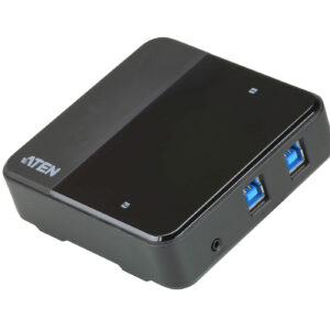 ATEN US3324-AT KVM-переключатель, USB, 2> 4 устройства/порта/port+клавитаура+мышь, 4 USB A Female/2 B Female, со шнурами A-B 2х1.2м/C-B 1.8м для подкл. к управ. компьютерам
