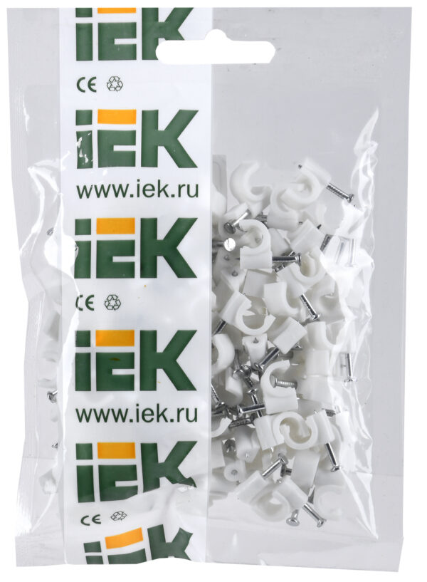 iek usk11-06-100 скоба креп. круглая r6 (уп.100шт.)