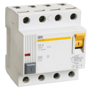 IEK MDV10-4-025-100 Выключатель диф. тока 4п 25A 100mA тип AC ВД1-63