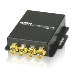 ATEN VS146-AT-G Разветвитель Video Splitter, 3G-SDI, 1> 6 устройств/port/портов, 300м. SD-SDI/150м. HD-SDI/90м. 3G-SDI, F, без шнуров, Б.П.220> 5.3V