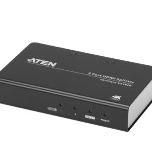 ATEN VS182B-AT-G Разветвитель Video Splitter, HDMI, 1> 2 монитора/port/порта, 15 метр.(24AWG), F, без шнуров, Б.П.220>5.3V