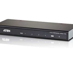 ATEN VS184A-A7-G Разветвитель Video Splitter, HDMI, 1> 4 монитора/port/порта, 15 метр.(24AWG), F, без шнуров, Б.П.220>5.3V