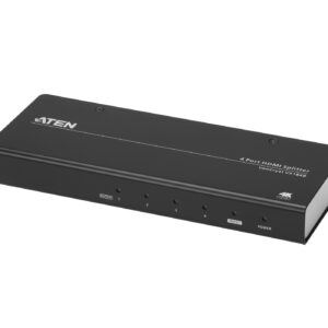 ATEN VS184B-AT-G Разветвитель Video Splitter, HDMI, 1> 4 монитора/port/порта, 15 метр.(24AWG), F, без шнуров, Б.П.220>5.3V