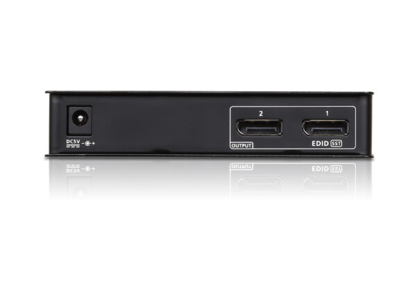 aten vs192-at-g разветвитель video splitter, displayport, 1> 2 монитора/port/порта, 15 метр., f, без шнуров, б.п.220> 5.3v