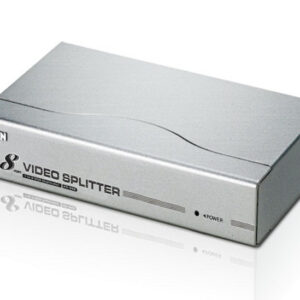 ATEN VS98A-A7-G Разветвитель Video Splitter, VGA/SVGA/MultiSync, 1> 8 мониторов/port 300MHz, 30 метр., F>M, без шнуров, Б.П.220> 9V