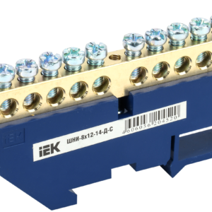 IEK YNN10-812-14D-K07 Шина нулевая на DIN-изол. ШНИ-8х12-14-Д-С