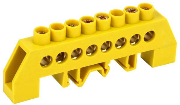 iek ynn10-812-8dp-k05 шина нулевая в комб. din-изол. "стойка" шни-8х12-8-кс-ж