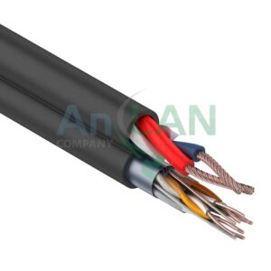 REXANT 01-4044 Мульти-кабель FTP 4PR 24AWG CAT5e + 2х0.75кв.мм., 200м., черный, OUTDOOR