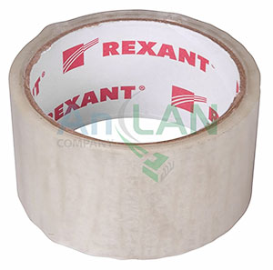 REXANT 09-4201 Скотч упаковочный 48 мм х 50 мкм, прозрачный (рулон 36 м)
