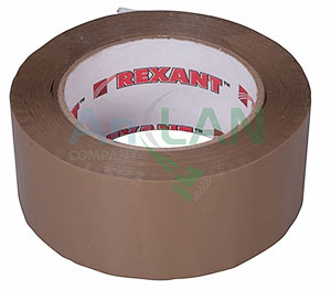 REXANT 09-4214 Скотч упаковочный 48 мм х 50 мкм, коричневый (рулон 150 м)