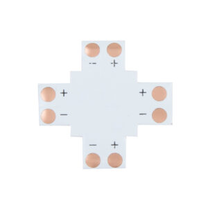 Плата соединительная (X) для одноцветных светодиодных лент шириной 8 мм LAMPER