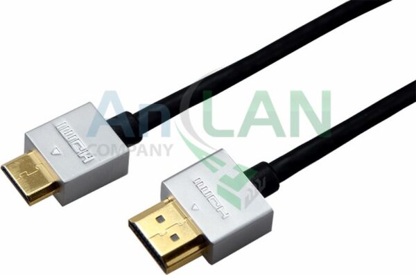 rexant 17-6713 шнур hdmi - mini hdmi gold 1.5м ultra slim (блистер)