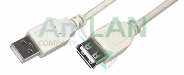 rexant 18-1114 шнур usb-а (male) - usb-a (female) 1.8m