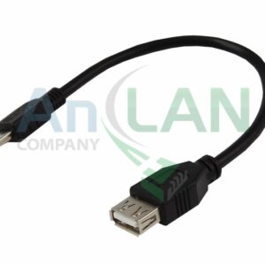 REXANT 18-1132-2 Шнур mini USB (male) - USB-A (female) 0.2M черный