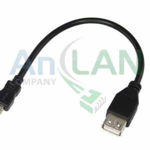 REXANT 18-1161-2 Шнур micro USB (male) - USB-A (female) 0.2M черный