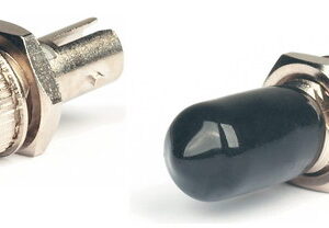 Hyperline ST-ST-MM Проходной адаптер ST-ST, MM (для многомодового кабеля), корпус металл
