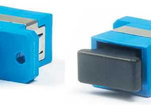 Hyperline SC-FC-MM Проходной адаптер SC-FC, MM (для многомодового кабеля), корпус пластмассовый, (синий)
