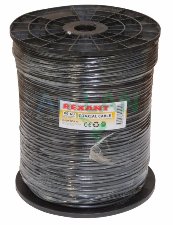 коаксиальный кабель rg-6 rexant 01-2204 75 ом