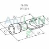 rexant 08-0114 наконечник вилочный изолированный (нви - 6.5мм) 0.5-1.5кв.мм (svs1.25-6, vs1.25-6)