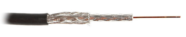 коаксиальный кабель rg-6 hyperline coax-rg6-100 75 ом