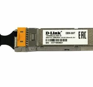 D-Link 330T/3KM/A1A SFP-трансивер 1000Base-BX-D Single-mode 3KM WDM, support 3.3V power, SC connector