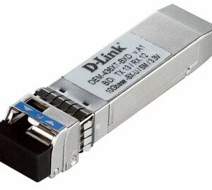 D-Link 436XT-BXD/20KM/B2A WDM трансивер SFP+ с 1 портом 10GBase-ER (Tx:1330 нм, Rx:1270 нм) для одномодового оптического кабеля (до 20 км)