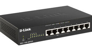 D-Link DGS-1100-08PLV2/A1A Настраиваемый L2 коммутатор с 8 портами 10/100/1000Base-T (4 порта PoE 802.3af/at, PoE-бюджет 80 Вт)