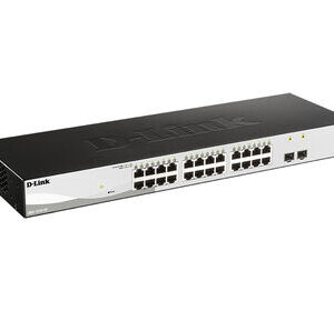 D-Link DGS-1210-26/FL1A Управляемый коммутатор 2 уровня с 24 портами 10/100/1000Base-T и 2 портами 1000Base-X SFP