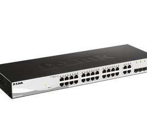 D-Link DGS-1210-28/FL1A Управляемый коммутатор 2 уровня с 24 портами 10/100/1000Base-T и 4 комбо-портами 100/1000Base-T/SFP