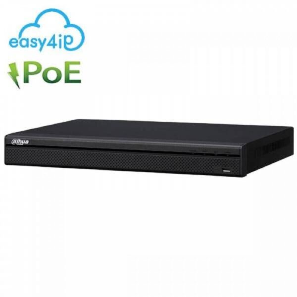 dahua dhi-nvr2208-8p-4ks2 8-канальный ip-видеорегистратор с poe