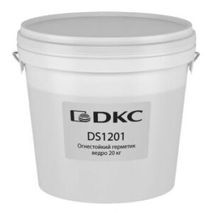 DKC / ДКС DS1201 Герметик огнезащитный, ведро 20кг (цена за 1кг.)