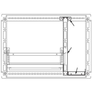 DKC / ДКС R5PFI1840 Комплект для создания кабельного отсека, для шкафов DAE/CQE1800 x 400