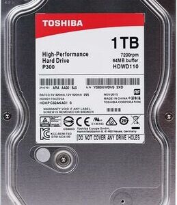 Жесткий диск 1TB Toshiba P300 HDWD110UZSVA 3.5"