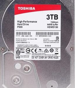 Жесткий диск 3TB Toshiba P300 HDWD130UZSVA 3.5"