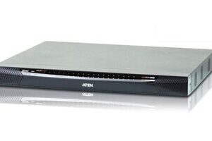 ATEN KN4140VA-AX-G KVM-переключатель 19", KVM, 5>40 портов/port PS/2,USB,SUN,RS232, без доп. модулей
