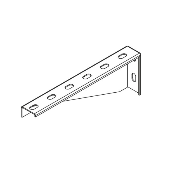 ostec ккуч-100 кронштейн консольный унитарный 100 (неоцинк.)