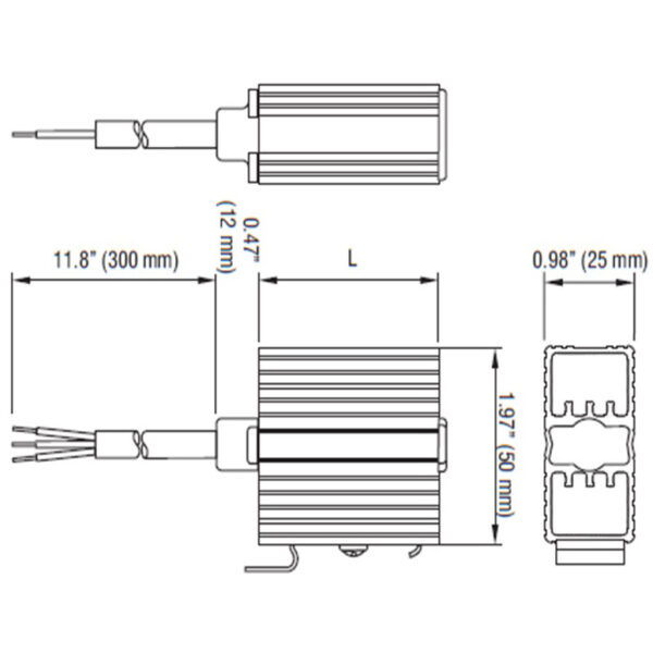 нагреватель с пружинным зажимом 20вт hyperline kl-htr-20-110/250-ip44