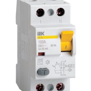 IEK MDV10-2-080-030 Выключатель диф. тока 2п 80A 30mA тип AC ВД1-63