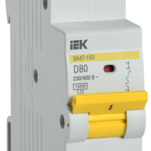 IEK MVA50-1-080-D Выключатель автоматический модульный 1п D 80А 15кА ВА47-150