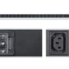 блок розеток для 19" шкафов 16а cabeus pdu-32-10c19-20c13-b-t 12 розеток