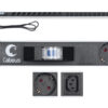 блок розеток для 19" шкафов 16а cabeus pdu-16-10s-10c13-b 10 розеток