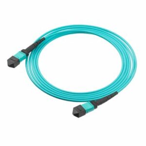 Патч-корд оптический MPO-MPO Hyperline FHD-MC3-503-MPOM12/PS-MPOF12/PS-A-1M-LSZH-AQ 50/125 1 м