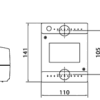 dkc / дкс 83604 щиток настенный 1 ряд, 4 модуля, без дверцы, ip40, без клеммных колодок, цвет серый